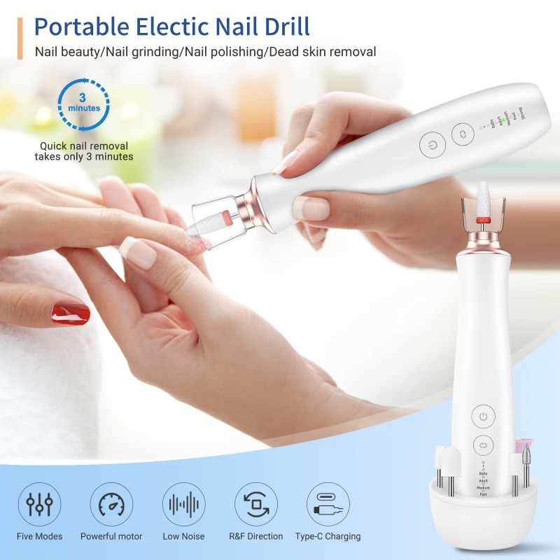 Портативный аппарат для маникю – обзор и цена Nail Drill Machine
