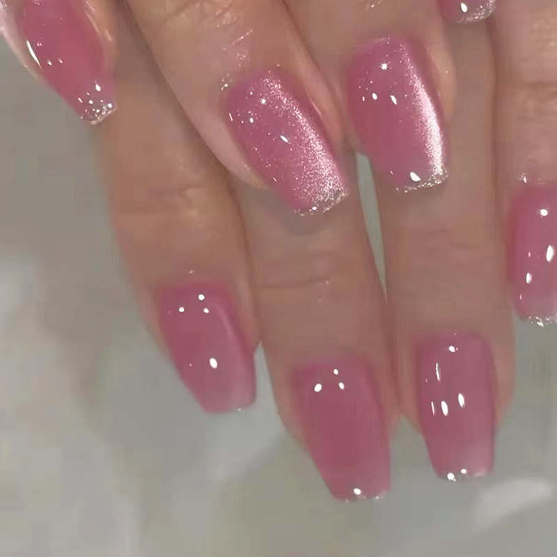 Средние накладные ногти для же – обзор и цена Nail Art Pink