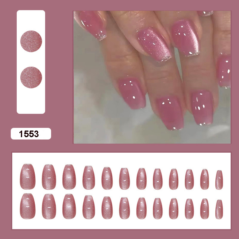 Средние накладные ногти для же – обзор и цена Nail Art Pink