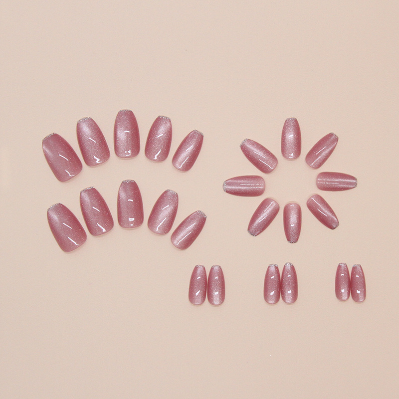 Средние накладные ногти для же – обзор и цена Nail Art Pink