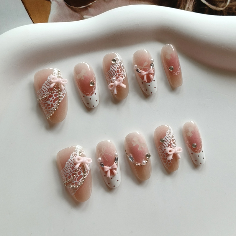 10 шт. накладных ногтей в фран – обзор и цена Nail Art Press On