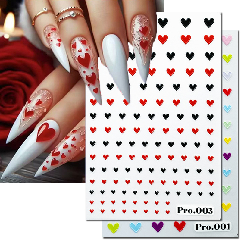 5d тисненные наклейки для диза – обзор и цена Nail Art Valentines Day