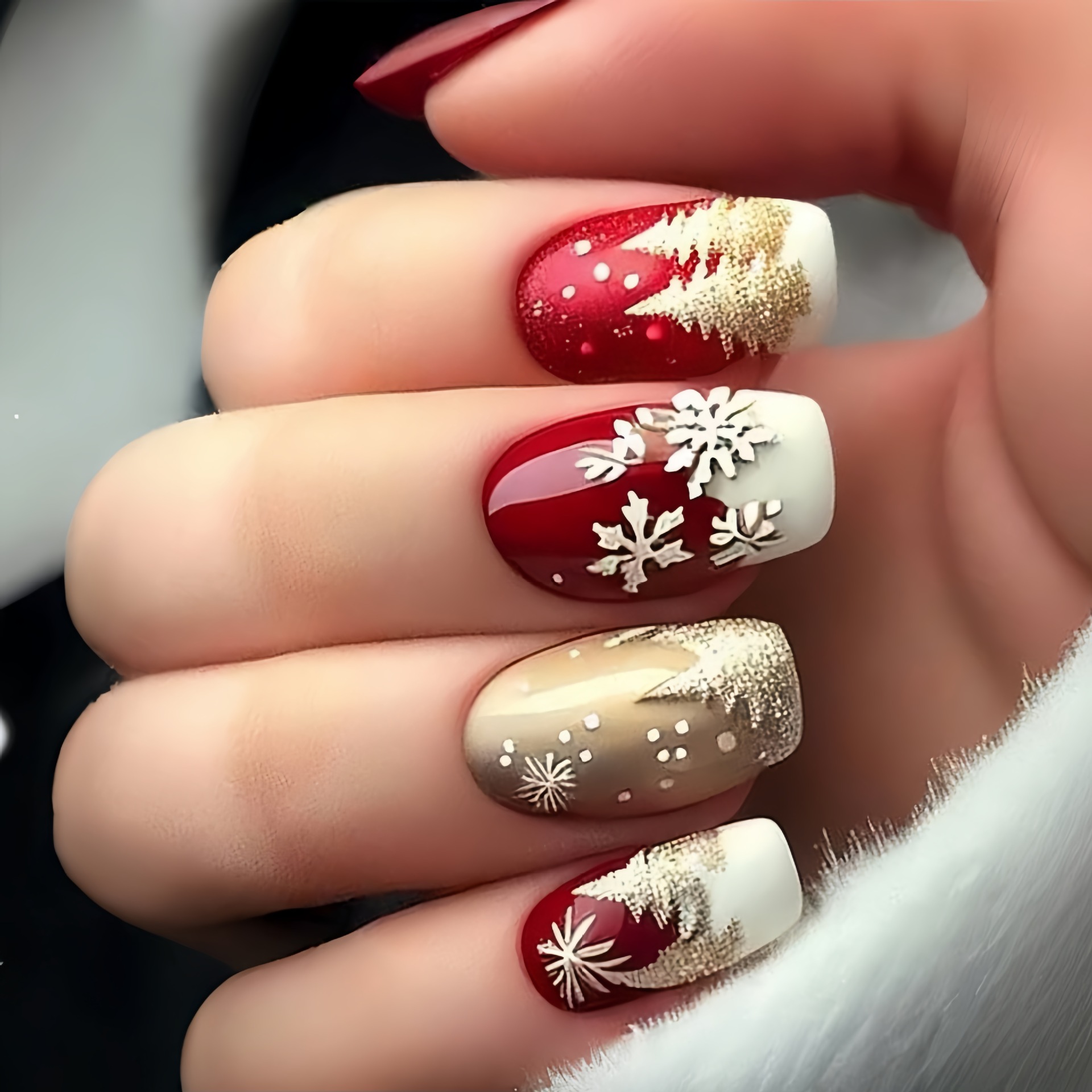 Средние накладные ногти для ро – обзор и цена Nail Art Press On