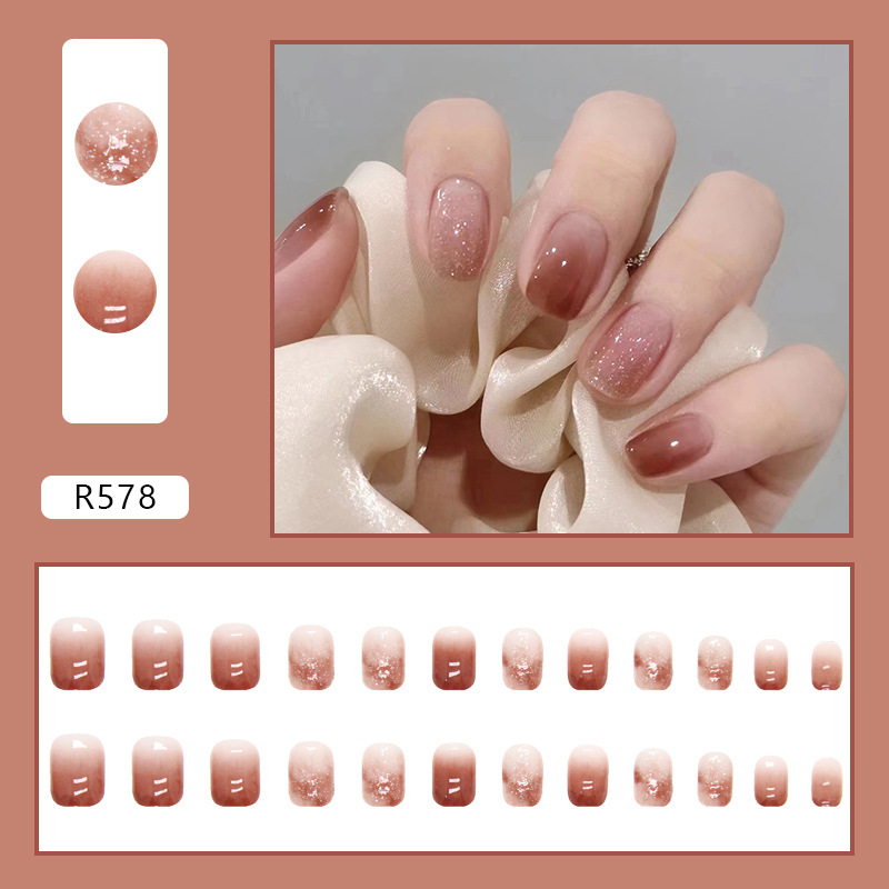 24 шт., накладные ногти для ди – обзор и цена Nail Art Pink