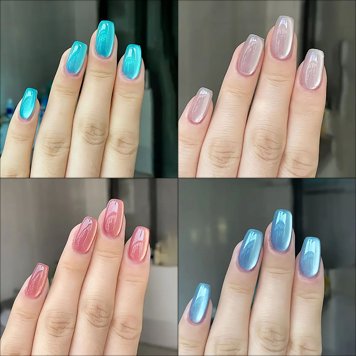 24 шт./30 шт. короткие квадрат – обзор и цена Nail Art Pink