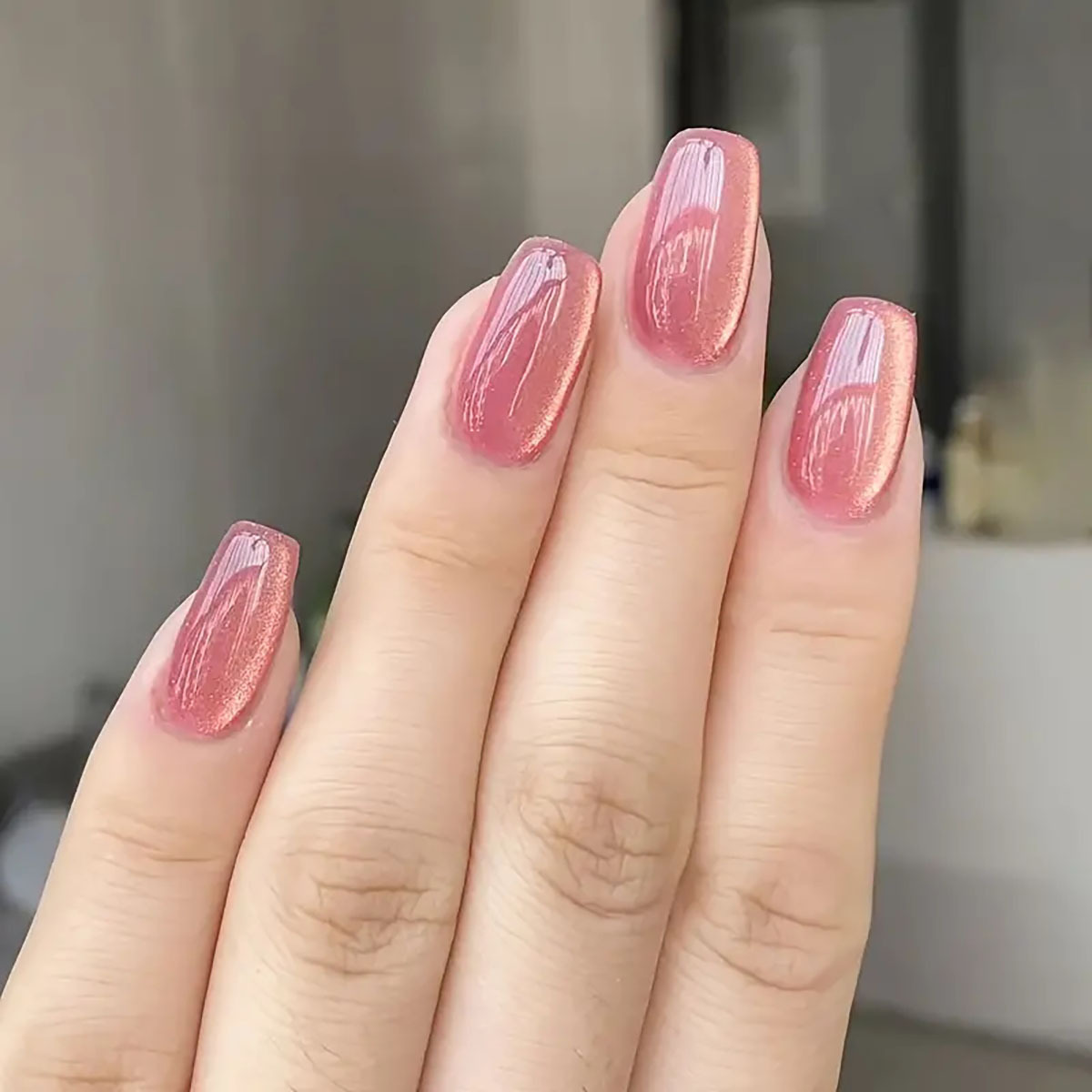 24 шт./30 шт. короткие квадрат – обзор и цена Nail Art Pink