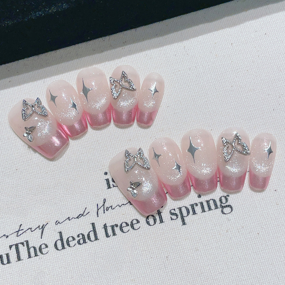 Набор из 10 коротких трапециев – обзор и цена Nail Art Pink