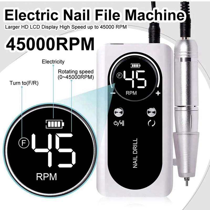 ● Электрическая портативная ма – обзор и цена Nail Drill Machine