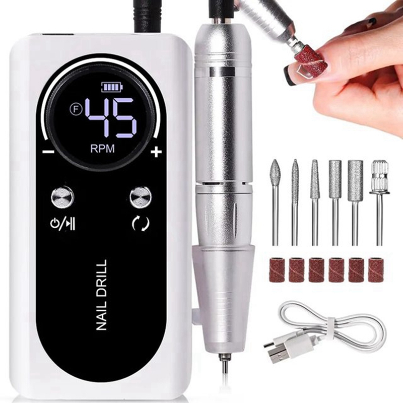 ● Электрическая портативная ма – обзор и цена Nail Drill Machine